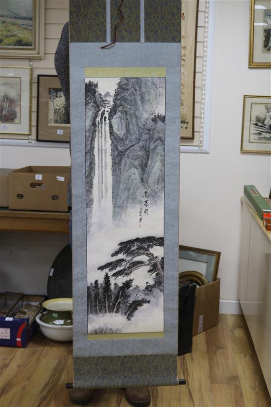 Two Chinese scroll paintings